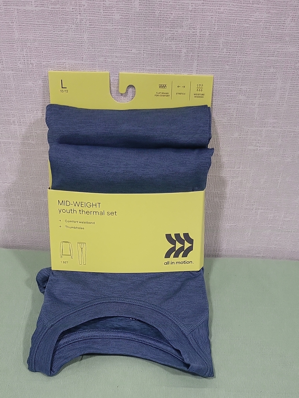all in motion Youth Mid-Weight Thermal Set - Navy